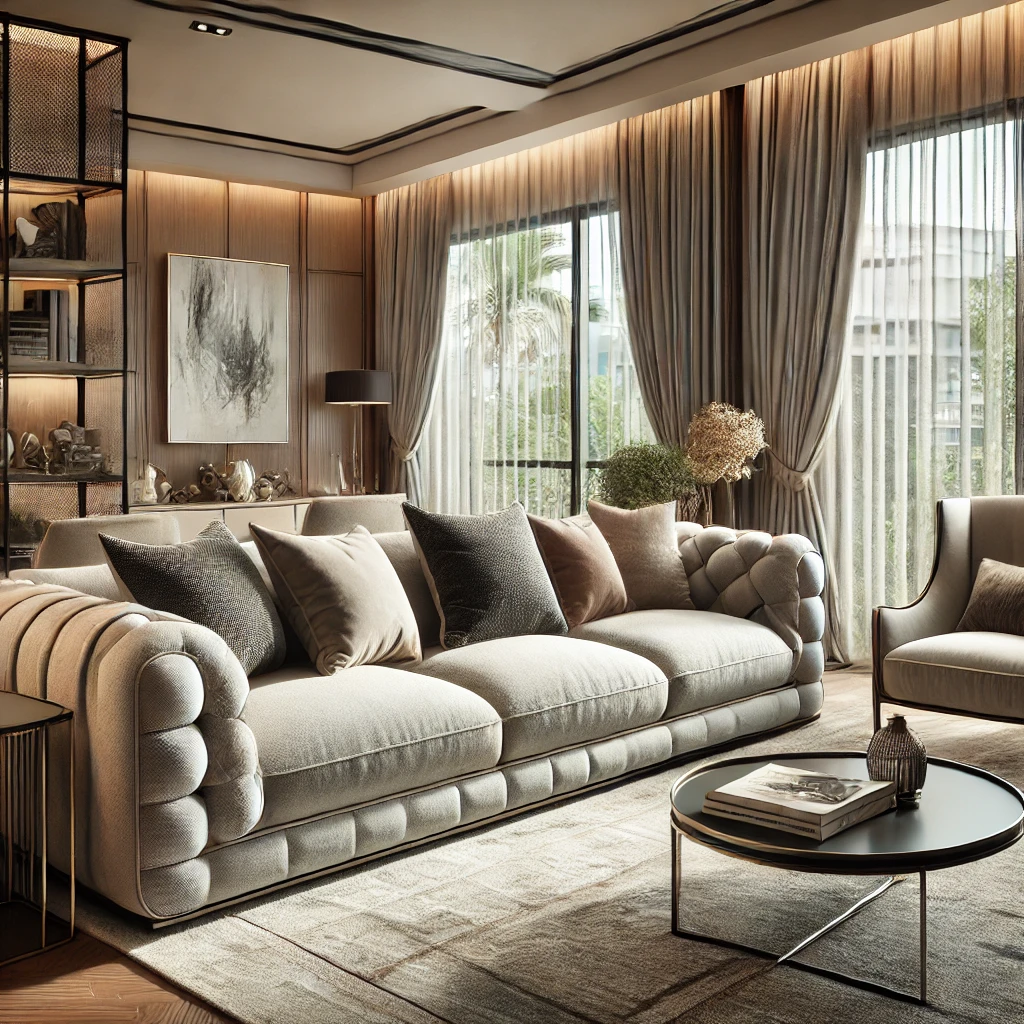 Custom Sofa Design by Glamterior: Tailored Comfort and Elegance